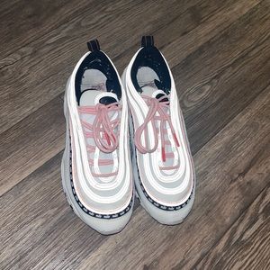 Nike Air Max 97 Sketch Logo White Black Red